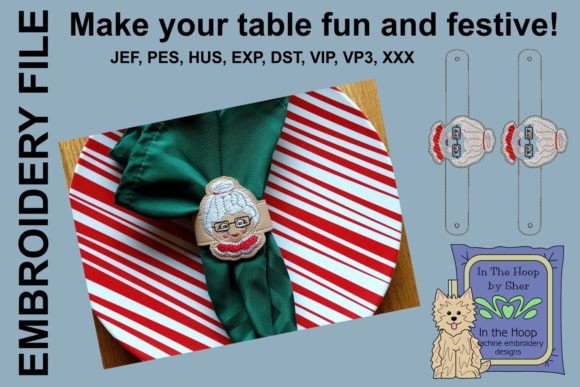 Mrs Santa Napkin Ring: A Festive ITH Review