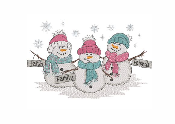Review: Cute Trio Snowman, Faith Family and Friends