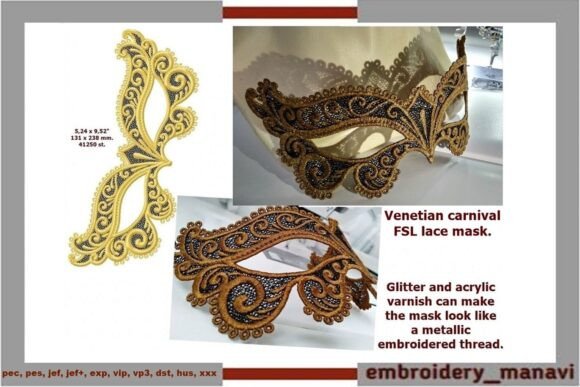 Review: Venetian FSL Lace Carnival Mask for Apparel