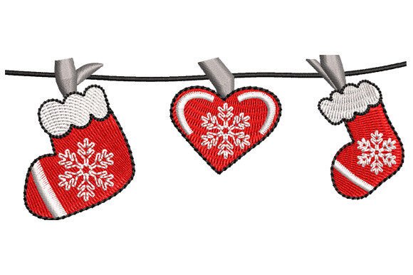 Reviewing Christmas Stocking and Heart for Boutique Sweatshirts