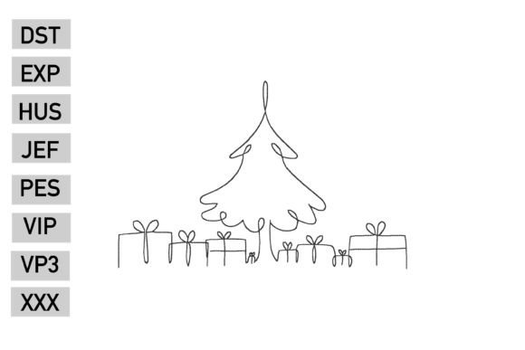Reviewing Christmas Tree Line Art for Festive Projects
