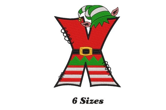 Reviewing Elf Letter X Christmas for Holiday Embroidery