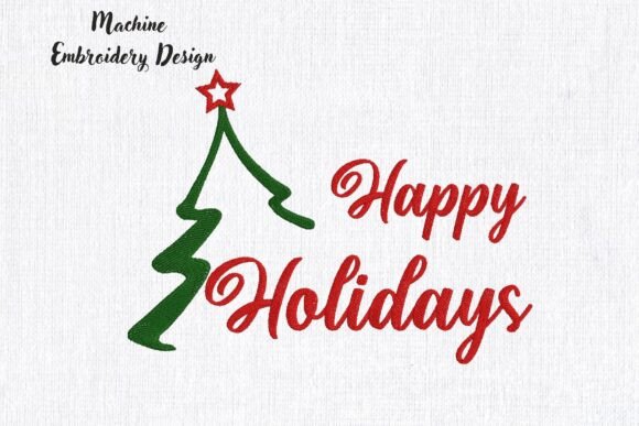 Reviewing Happy Holidays Christmas Tree for Business Use