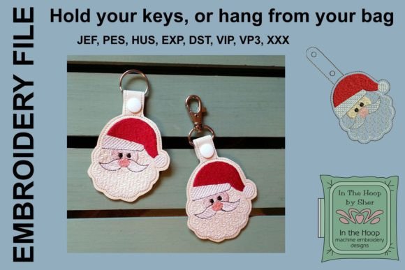 Reviewing Santa Key Fob for Holiday Etsy Sales