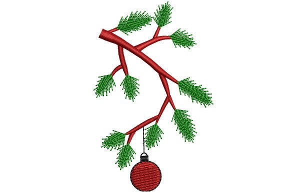 Reviewing the Christmas Branch Embroidery Design