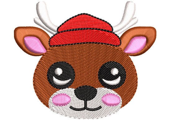 Reviewing the Christmas Reindeer Face Design