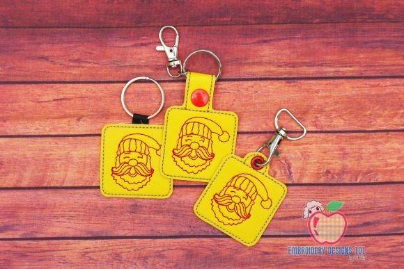 Reviewing the Santa Face ITH KeyFob Snaptab Design